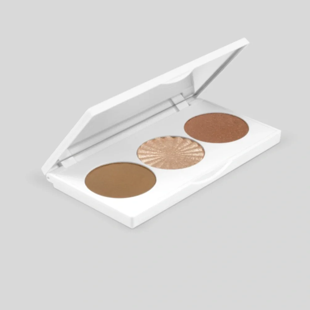 FACE IT MIDI PALETTE Bronzer and Highlighter- MEDIUM